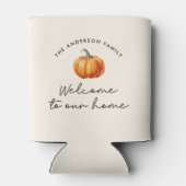 Rafraîchisseur Pour Canette Citrouille automne automne bienvenue chez nous (Dos)