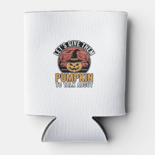 Rafraîchisseur Pour Canette Citrouille drôle Halloween Vintage Design de T-shi