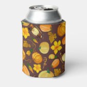 Rafraîchisseur Pour Canette Citrouille Harvest Motif d'aquarelle d'automne (Can Dos)