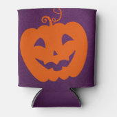 Rafraîchisseur Pour Canette Citrouille orange d'Halloween sur Arrière - plan v (Devant)