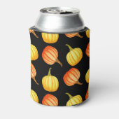 Rafraîchisseur Pour Canette Citrouille orange : Motif d'aquarelle transparente (Can Dos)