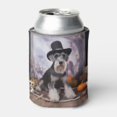 Rafraîchisseur Pour Canette Citrouilles de Schnauzer miniature Halloween (Can devant)