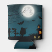 Rafraîchisseur Pour Canette Citrouilles d'Halloween : Dark Castle Blue Moon (Dos)