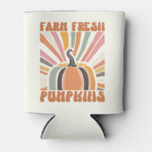 Rafraîchisseur Pour Canette Citrouilles frais de la ferme rétro (Devant)