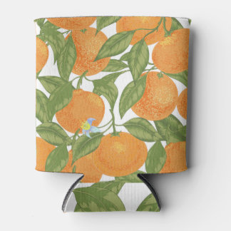 Rafraîchisseur Pour Canette Citrus Delight : Mandarin Vintage Motif