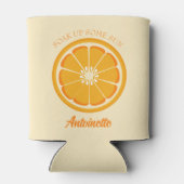 Rafraîchisseur Pour Canette Citrus orange amusant (Dos)