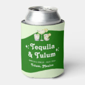 Rafraîchisseur Pour Canette Citrus vert citron Tequila & Tulum Bachelorette (Can devant)