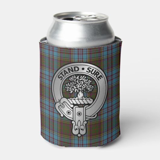 Rafraîchisseur Pour Canette Clan Anderson Crest & Tartan (Can devant)