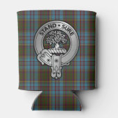 Rafraîchisseur Pour Canette Clan Anderson Crest & Tartan (Dos)