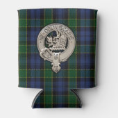 Rafraîchisseur Pour Canette Clan Campbell Crest et Breadalbane Tartan (Devant)
