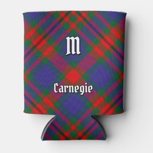 Rafraîchisseur Pour Canette Clan Carnegie Tartan (Devant)