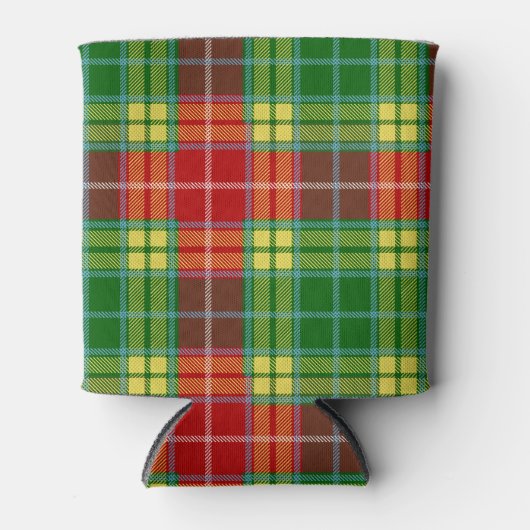 Rafraîchisseur Pour Canette Clan écossais Buchanan Tartan Plaid (Devant)