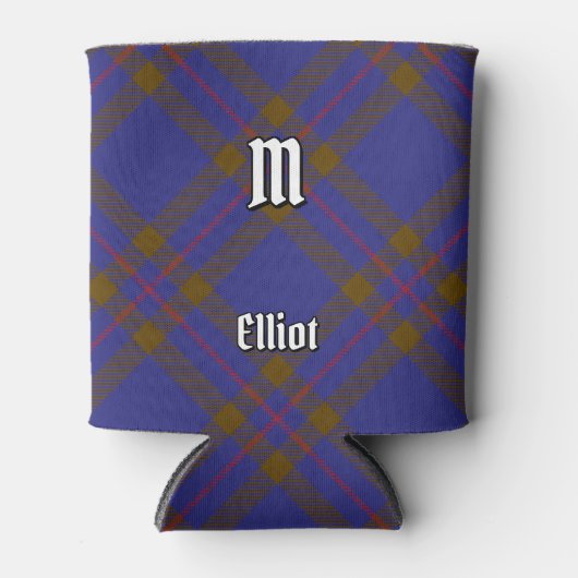 Rafraîchisseur Pour Canette Clan Elliot Tartan Moderne Can Cooler (Devant)