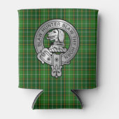 Rafraîchisseur Pour Canette Clan Forrester / Foster Crest & Hunter Tartan (Devant)