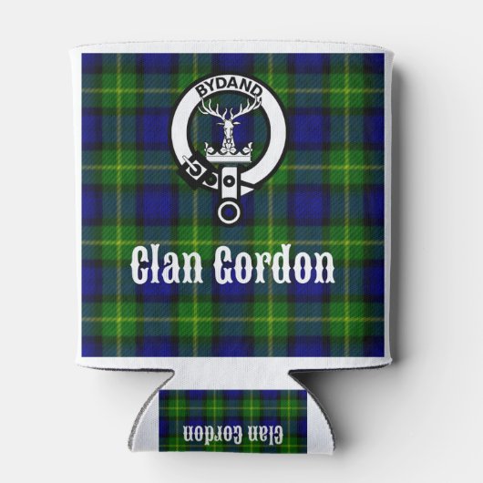 Rafraîchisseur Pour Canette Clan Gordon Tartan Crest (Dos)