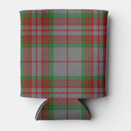 Rafraîchisseur Pour Canette Clan Gray Tartan Plaid (Devant)