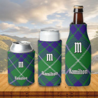 Clan Hamilton Chasse Tartan Can Cooler