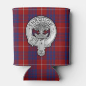 Rafraîchisseur Pour Canette Clan Hamilton Crest & Tartan (Dos)