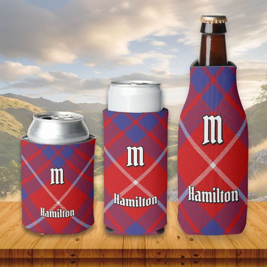 Rafraîchisseur Pour Canette Clan Hamilton Red Tartan Can Cooler