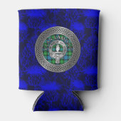 Rafraîchisseur Pour Canette Clan Lamont Crest & Tartan Knot (Devant)
