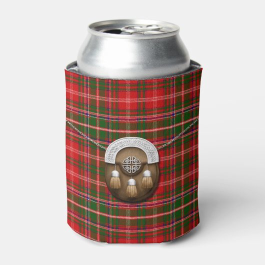 Rafraîchisseur Pour Canette Clan MacDougall Tartan Et Sporran Can Cooler (Can devant)