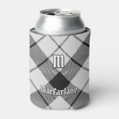 Rafraîchisseur Pour Canette Clan MacFarlane Tartan noir et blanc (Can devant)