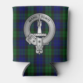 Rafraîchisseur Pour Canette Clan MacKay Crest & Tartan (Devant)