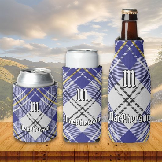 Rafraîchisseur Pour Canette Clan MacPherson Robe Bleue Tartan Can Cooler