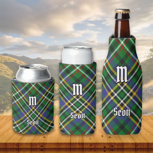 Rafraîchisseur Pour Canette Clan Scott Green Tartan Can Cooler