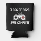 Rafraîchisseur Pour Canette Class Of 2026 Level Complete Gaming Graduation (Devant)