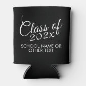 Rafraîchisseur Pour Canette Classe avec année personnalisée et lycée (Devant)