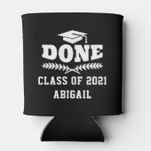 Rafraîchisseur Pour Canette Classe de 2021 Terminé Graduated Custom (Dos)