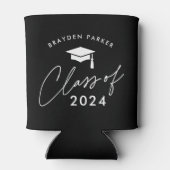 Rafraîchisseur Pour Canette Classe de 2024 Graduation simple (Dos)