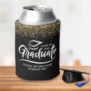 Rafraîchisseur Pour Canette Classe de graduation de 20XX Gold Parties scintill