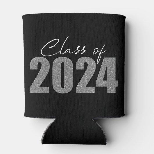 Rafraîchisseur Pour Canette Classe Parties scintillant Argent de 2024 (Dos)