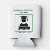 Rafraîchisseur Pour Canette Classe Reunion Black Green Custom Memento (Dos)