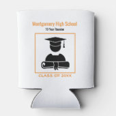 Rafraîchisseur Pour Canette Classe Reunion Black Orange Custom Memento (Dos)