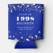 Rafraîchisseur Pour Canette Classe Reunion Royal Blue Silver Stars Personnalis (Devant)