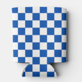 Rafraîchisseur Pour Canette Classic cobalt blue checkerboard (Dos)