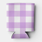 Rafraîchisseur Pour Canette Classic En vichy Vérifier Plaid Motif Lilac (Devant)