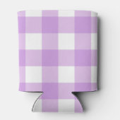 Rafraîchisseur Pour Canette Classic En vichy Vérifier Plaid Motif Lilac (Dos)