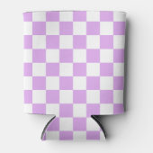 Rafraîchisseur Pour Canette Classic light lavender checkerboard  (Devant)