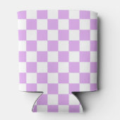 Rafraîchisseur Pour Canette Classic light lavender checkerboard  (Dos)