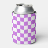 Rafraîchisseur Pour Canette Classic visual magenta checkerboard  (Can devant)