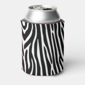 Rafraîchisseur Pour Canette Classic Zebra Stripes Bright Pink Monogram (Can Dos)