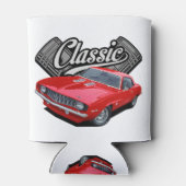 Rafraîchisseur Pour Canette Classique en rouge (Dos)