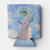 Rafraîchisseur Pour Canette Claude Monet - Femme avec Parasol face à gauche (Dos)