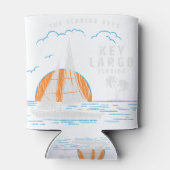 Rafraîchisseur Pour Canette Clé Largo Floride voile (Dos)