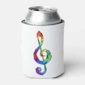 Rafraîchisseur Pour Canette Clé musicale arc-en-ciel (Can devant)