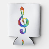 Rafraîchisseur Pour Canette Clé musicale arc-en-ciel (Devant)